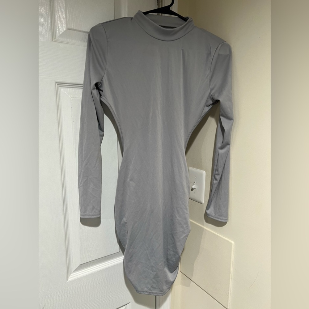 Women back out dress